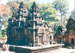 Prasat Banteay Srei Cambodia Postcard Temple complex of Angkor Wat 890 - Picture 1 of 2