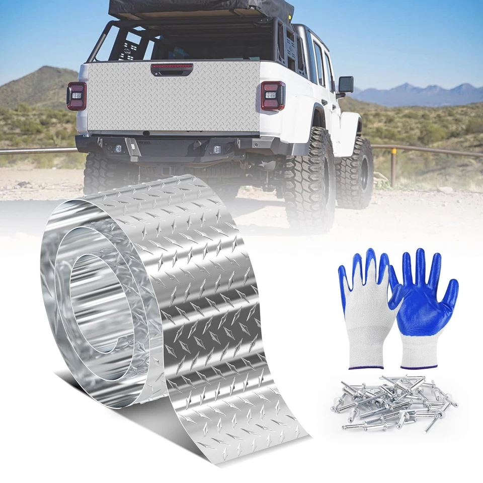 Катушка алюминиевая алмазная пластина листовой металл толщина 0,045 дюйма сплав 3003-H22 - не скользящая - Изображение 1 из 4