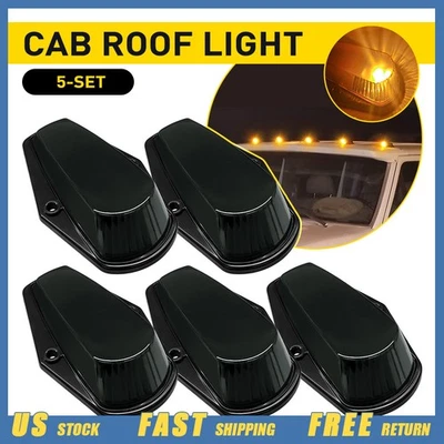 Luces de cabina marcador ámbar 5 piezas para techo Ford F350 F150 F250 1973-1997 Foto 1 de 4