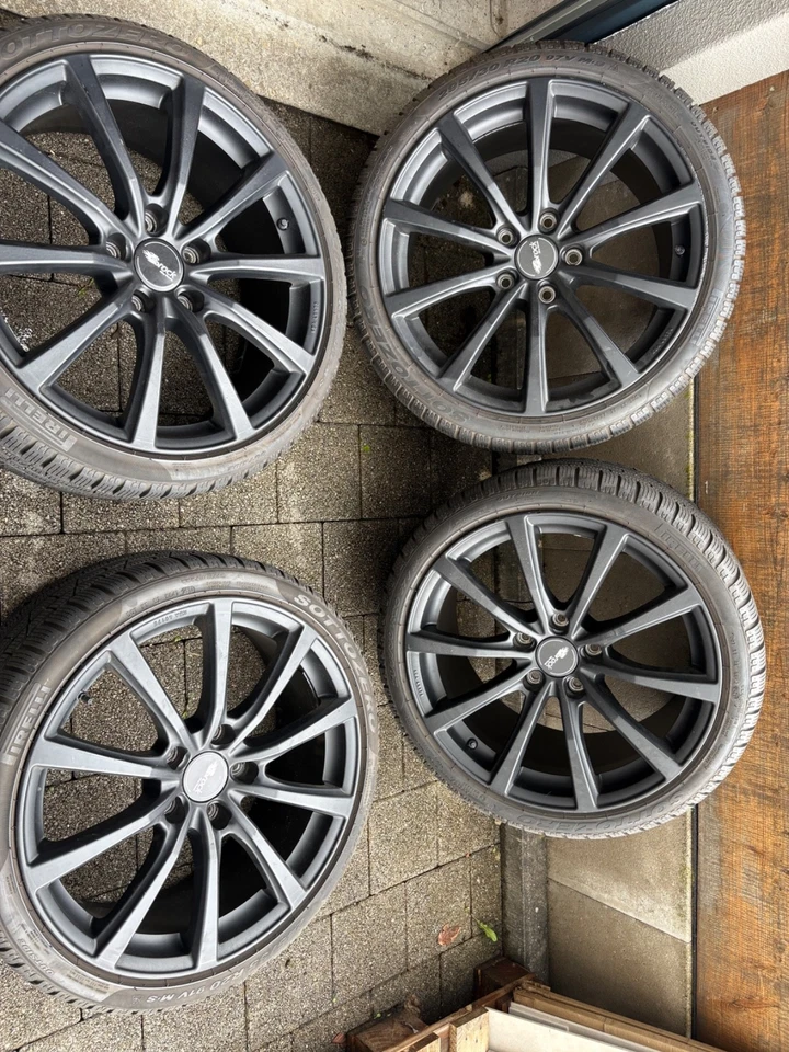 Brock Porsche 991 911 20Zoll Winterkompletträder Pirelli NO  6 mm Top-Zustand - Bild 1 von 4