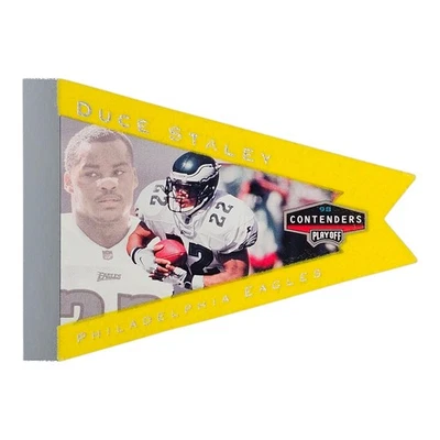 1998 Playoff Contenders Duce Staley Pennants Registered Exchange #'d 1/51 RARE - Image 1 of 2