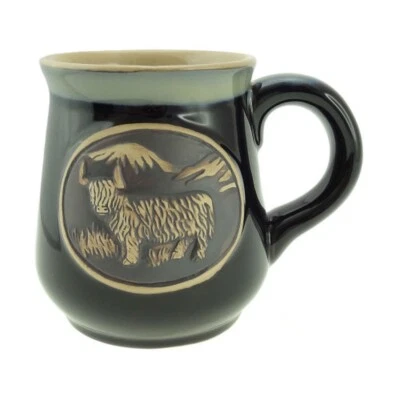 Highland Cow Stoneware Mug Coffe Mug Tea Cup 13.5 fl oz - Image 1 of 2