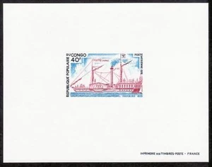 Congo ScC221 Historic Ship, Hamburg, Deluxe Proof. - Picture 1 of 1
