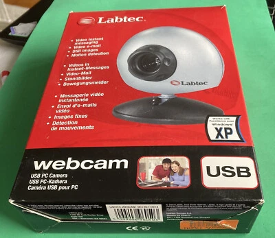 Labtec WebCam Kamera - USB-Anschluss - m. Sockel - Neuware in Originalverpackung - Bild 1 von 3