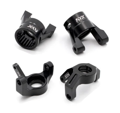 KYX  Alloy C hub Carriers and Steering Knuckle  for Wraith RR10 Bomber Black - Image 1 of 4