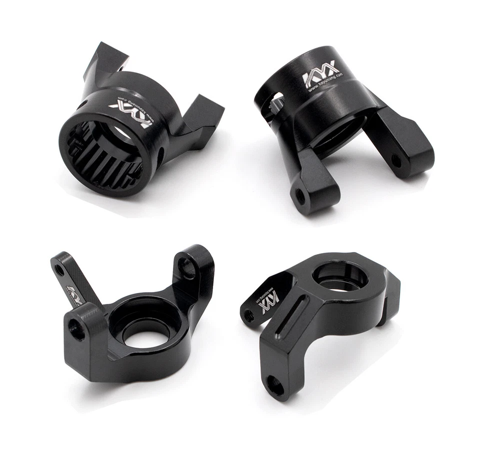KYX  Alloy C hub Carriers and Steering Knuckle  for Wraith RR10 Bomber Black - Image 1 of 4