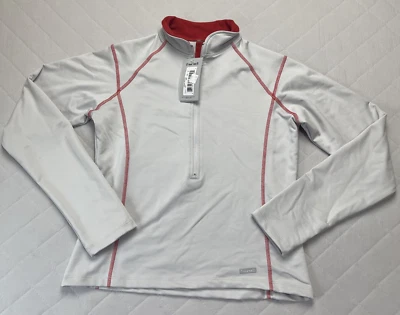 Hind толстовка женщин размер средний 1/2 молнии серый пуловер работает тренажерный зал - Изображение 1 из 4