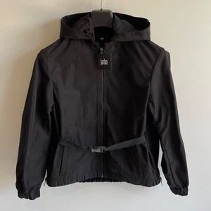 Jarbo Memory Twill Jacke Damengröße 0 XS schwarz Seitenreißverschluss Freizeit Designer neu mit Etikett - Bild 1 von 11
