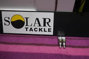 SOLAR STAINLESS POZI LOC BRACKETS X2 RARE USED CARP COARSE FISHING TACKLE GEAR - Picture 1 of 5