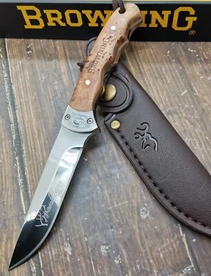 BrowningHunting Fixed Blade Knife Tactical Survival Camping Fishing w/ Sheath - image 1 of 4