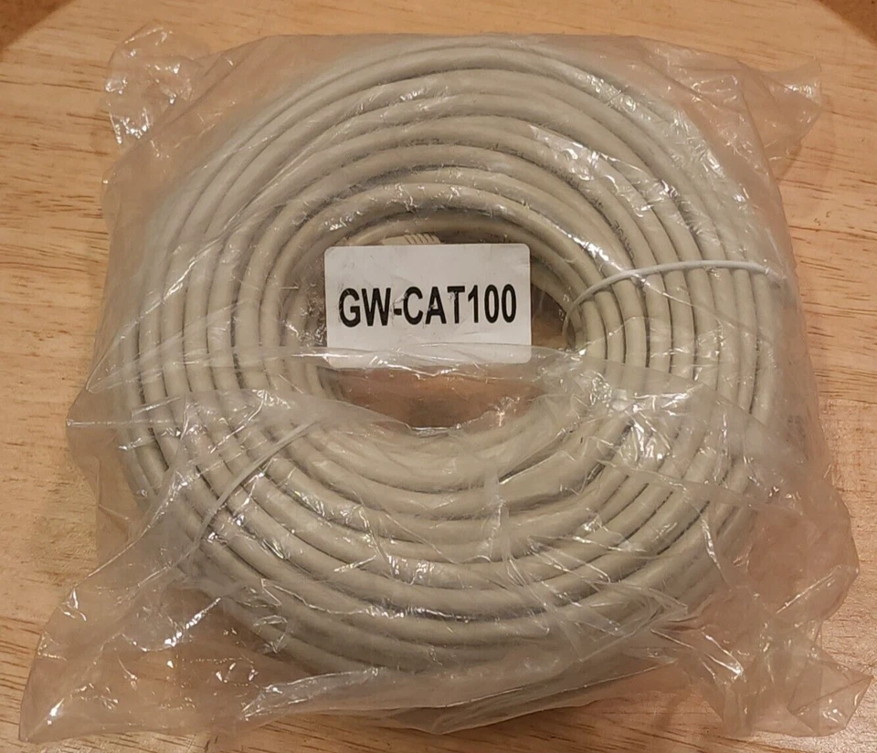GW Security GW-CAT100 Ethernet Cable, 5E, 100 Ft - Image 1 of 1