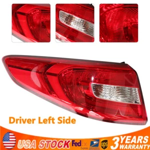 For 2015-2017 Hyundai Sonata Left Driver Outer Tail Light Rear Lamp Red Factory - Picture 1 of 14