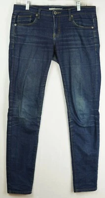 Jeans feminino FOREVER 21 azul lavagem escura tamanho 28 EUA D30014 - Imagem 1 de 4