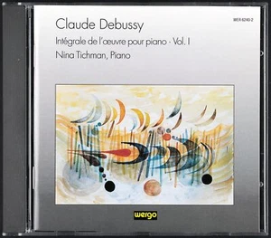 NINA TICHMAN - Claude Debussy - Intégrale de l'oeuvre pour piano Vol. 1 - CD - Picture 1 of 1