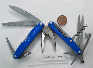 Leatherman Juice CS4 multi-tool (blue). Used, retired, good condition #9912 - Picture 1 of 9
