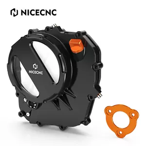 Cubierta de embrague transparente de aluminio NICECNC para KTM 250 Adventure 390 Adventure 2020-24 - Imagen 1 de 8
