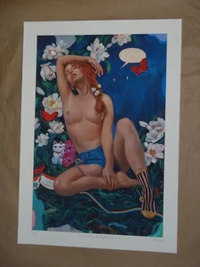 Helice Wen On the Nature of Daydreaming No. 2 signed art print poster COA - Picture 1 of 6