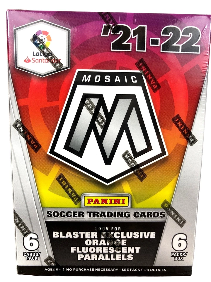 ️2021-22 Panini Mosaic Soccer LaLiga Blaster Box  Factory
