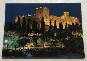 Rhodes, Greece - The Palace of the Knights at night. Postcard (C3) - Picture 1 of 2