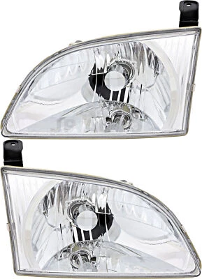 Комплект галогенных фар со стороны водителя и пассажира для Toyota Sienna 2001-2003 годов выпуска - Изображение 1 из 4