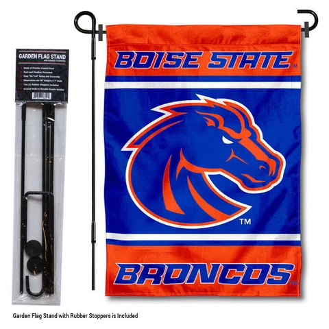 Boise State Broncos Garden Flag and Yard Stand Cover