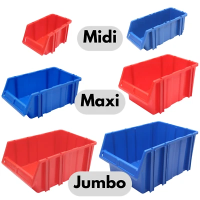 Stakabin Free Standing & Stackable Plastic Parts Storage Bins Boxes Box - Choice