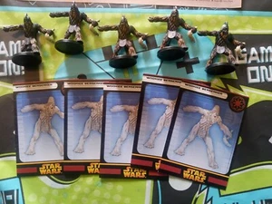 Star Wars Miniatures REVENGE OF THE SITH 5 Wookiee Berserkers 22/60 - Picture 1 of 1