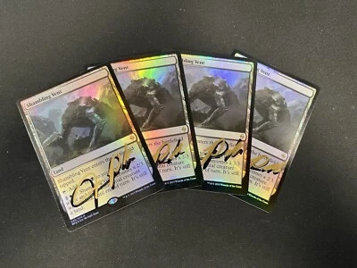 Magic MTG - Shambling Vent FOIL 244/274 - BFZ - Gold Artist Signed Playset - Image 1 of 3