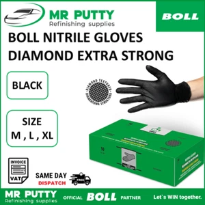 Black Diamond Nitril Einweghandschuhe stark strapazierfähig Mechaniker 50 Stück M L XL - Bild 1 von 6