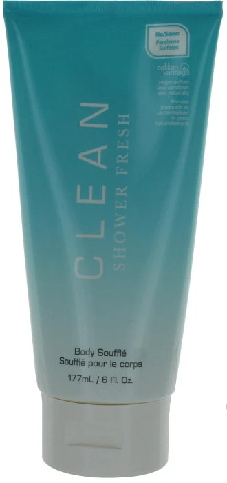 Shower Fresh by Clean for Women Body Souffle 6 oz  NEW - Image 1 of 1