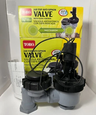 Toro 3/4" Female Thread Connect Jar-Top Anti-Siphon Valve Model 53763 - Image 1 of 4