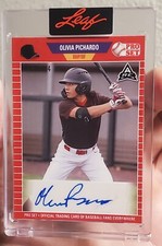 OLIVIA PICHARDO 2023 Pro Set Autograph Auto 1st female D1 Baseball Player #/254