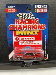 1/64 RACING CHAMPIONS MINT BOB HAMILTON AMT 1970 CHEVY CHEVELLE SS 454 #1 RED - Picture 1 of 2