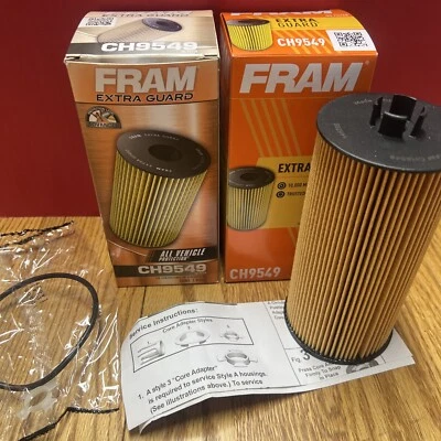 (x2) Lote de dos marcos CH9549 filtro de aceite de motor para Ford 6.0 6.4 2003-2010 diésel Foto 1 de 4