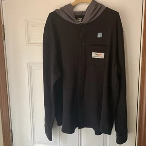 Corvette XXL full Button Hooded Sweatshirt NWT - Picture 1 of 5