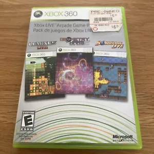 Xbox Live Arcade Game Pack (Microsoft Xbox 360) Bomberman Lumines Untested - Picture 1 of 4