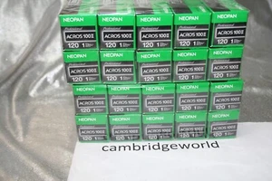 Fujifilm Fuji Neopan 100 Acros II schwarz & weiß 120 Rollen Film FRISCH 6/24 20 ROLLEN - Bild 1 von 2