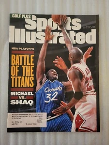 5/22/1995 Sports Illustrated NBA Playoffs – Battle of the Titans Jordan vs. Shaq - Picture 1 of 5