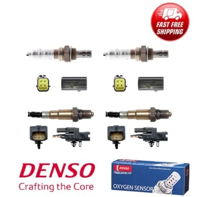 DENSO Oxygen Sensor Up & Downstream 4PCS Set for 2007-2008 Infiniti FX35 M35 - Image 1 of 4
