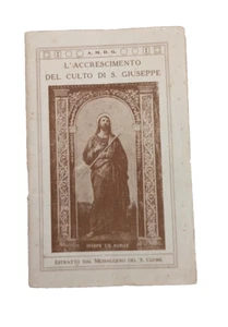 L'ACCRESCIMENTO DEL CULTO DI SAN GIUSEPPE Libretto religioso - Bild 1 von 2