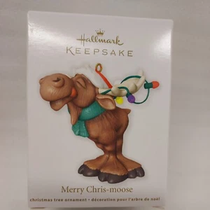 Hallmark Keepsake Chrismtas Ornament Merry Chris-Moose  - Picture 1 of 2
