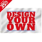 Anley 3x5 Ft Custom Flag Personalized Flag Banners Single Sided With Your Design