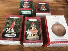 Hallmark - Lot Of 5 Ornaments - 1991 To 2017 - New