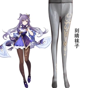 Game Genshin Impact Keqing Yun Jin Venti Ganyu Cosplay Colthing Silk Stockings - Picture 1 of 17