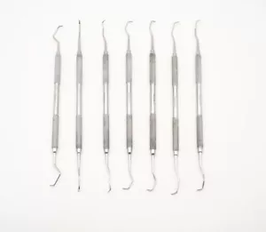 Gracey Kürette, 1 Satz = 7 Stück Dental Instrumente, Zahnküretten - Bild 1 von 3