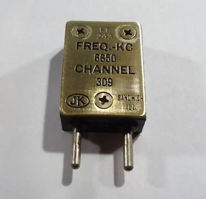 FT-243 Radio Crystal - 093 piny - 6650 KC - JK - Kanał 309 - Zdjęcie 1 z 1