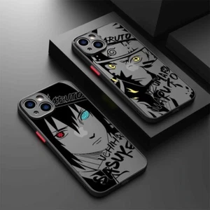 Anime Naruto Case for iPhone 11 12 13 14 Plus 15 Pro Max 11 Pro SE Sasuke Gaara - Picture 1 of 16