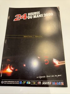 24 Heures Du MANS Hours Le Mans 2000 Results Press Media Kit In French - Picture 1 of 2