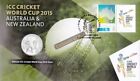 Australia 20 Cent 2015 ICC Cricket World Cup 2015 Stamp & Cover & Coin