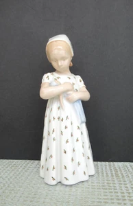 Bing & Grondahl B&G Copenhagen Denmark Porcelain Mary Doll Figurine #1721  7.5" - Picture 1 of 13